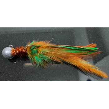 18GR KORPUS : POMARAŃCZOWY OGON : ZIELONY - POMARAŃCZOWY