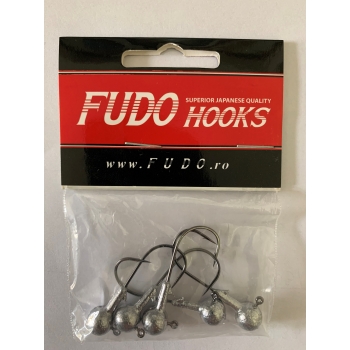 GŁÓWKA JIGOWA FUDO HOOKS #2/0 07 GR 5 SZTUK