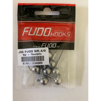 GŁÓWKA JIGOWA FUDO HOOKS #4/0 14 GR 7 SZTUK